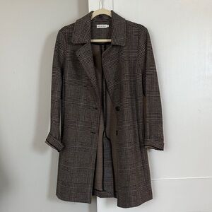 Avec Les Filles Plaid Women's Coat